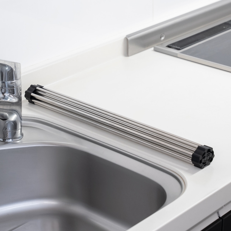 水切りラック アットアクア フォールディングパイプラック | livingut | 詳細画像3 