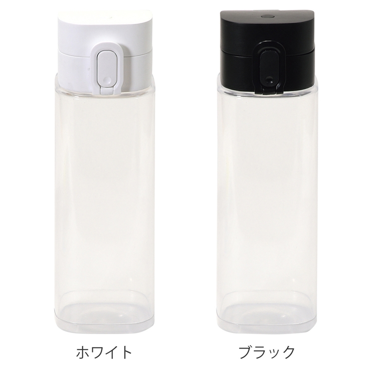 水筒 500ml スクエアPCワンタッチウォーターボトル | livingut | 詳細画像2 