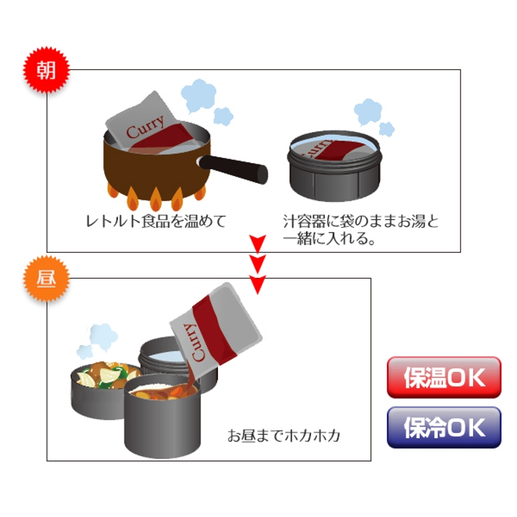 保温弁当箱 オクタス ステンレスランチジャー | livingut | 詳細画像3 