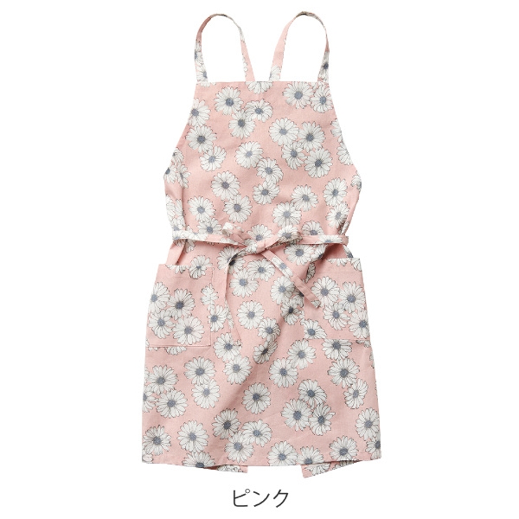 エプロン 花柄 ブルーム | livingut | 詳細画像2 
