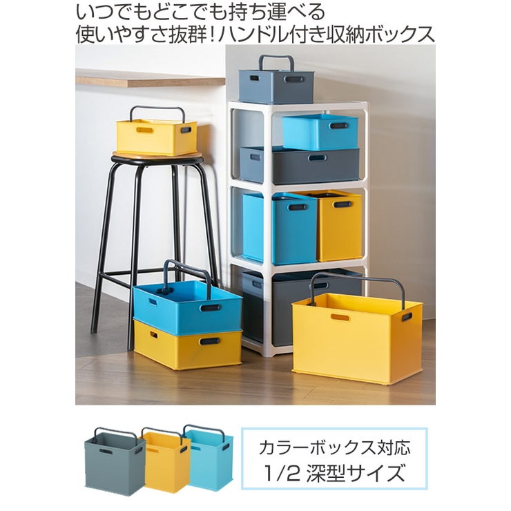 収納ボックス 持ち手付き 収納ケース[品番：KRFH0007464]｜livingut