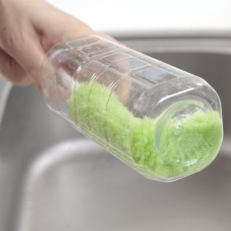 ボトルブラシ ピカピカ細口ボトル洗い 水筒洗いスポンジ | livingut | 詳細画像3 