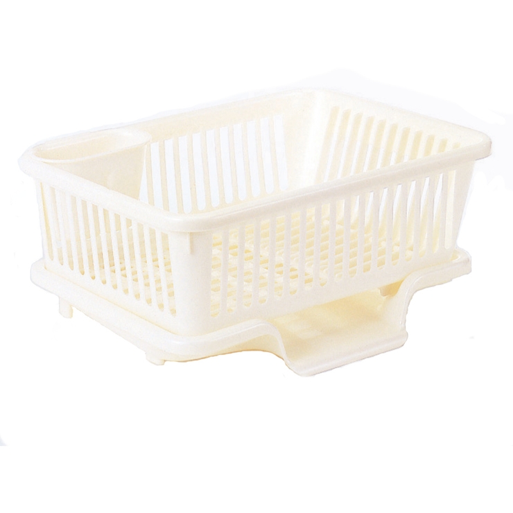 水切りかご 縦型 カトラリーポケット付き | livingut | 詳細画像6 