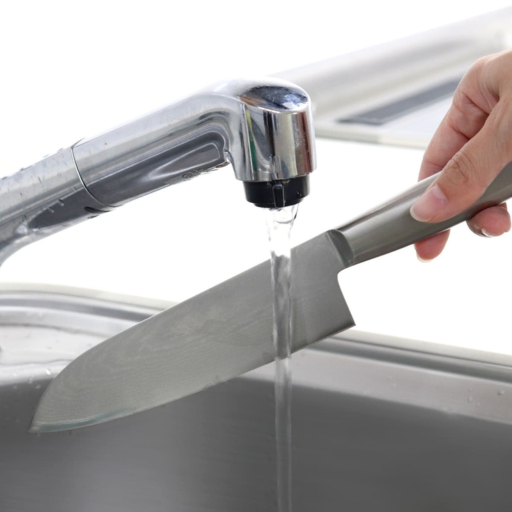 三徳包丁 17cm 鍛接ダマスカス鋼 | livingut | 詳細画像18 