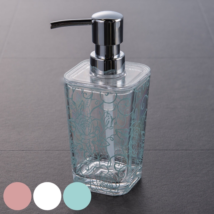 ディスペンサー クリアローズ ソープボトル | livingut | 詳細画像1 