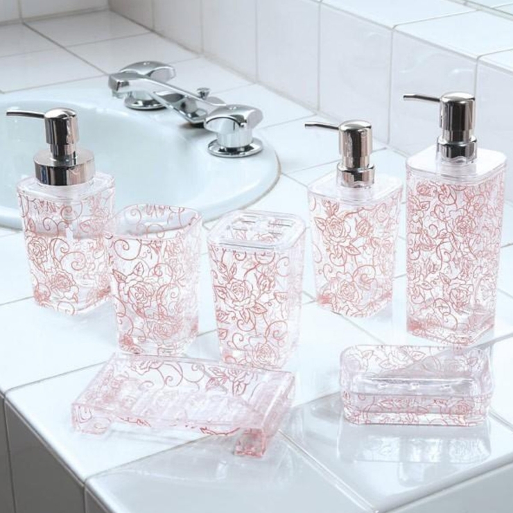 ディスペンサー クリアローズ ソープボトル | livingut | 詳細画像5 