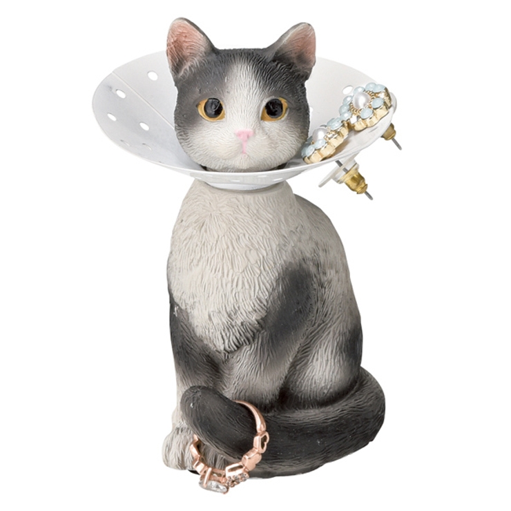 アクセサリースタンド ピアスホルダー 猫 | livingut | 詳細画像4 