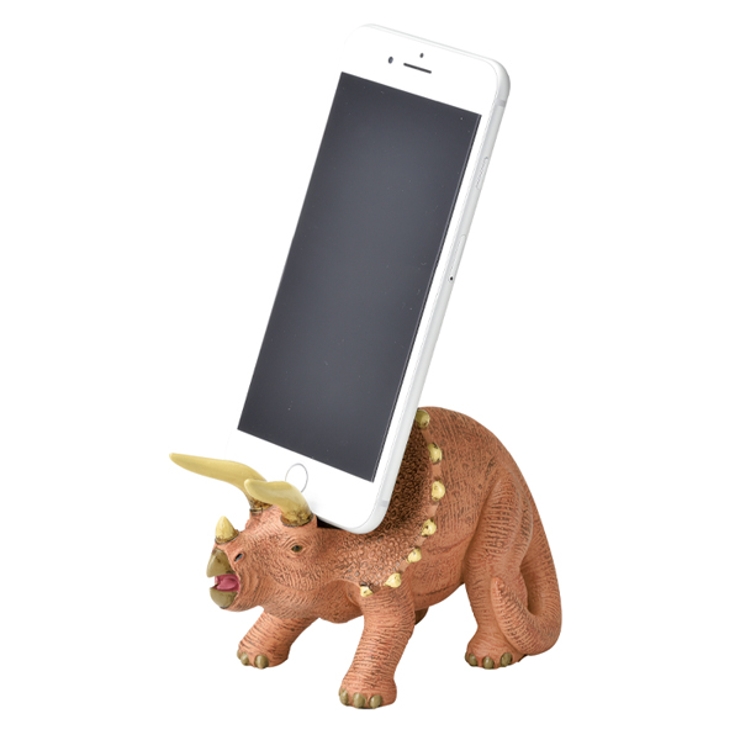 スマホスタンド トリケラトプス スマートフォンスタンド | livingut | 詳細画像1 