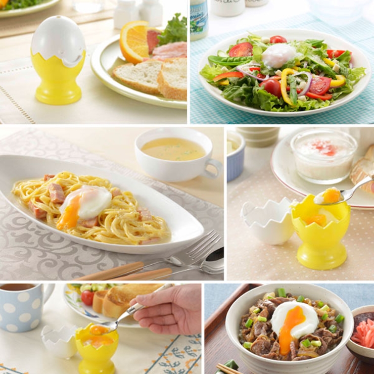 半熟たまご調理器 電子レンジ対応 レジたまちゃん | livingut | 詳細画像4 