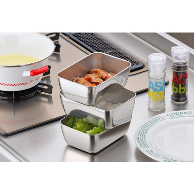 角バット スタッキングミニ角バット 3個組 | livingut | 詳細画像5 