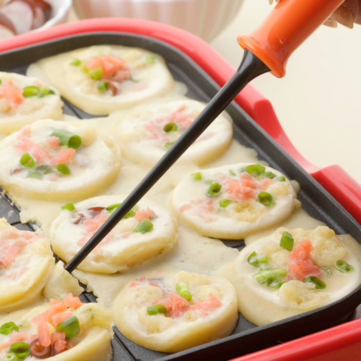 たこ焼き器をキズつけにくい平型たこピック 2本組 ナイロン製 | livingut | 詳細画像5 