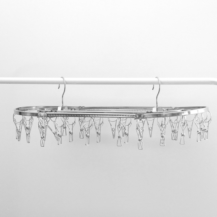 ステンレスハンガー 洗濯ハンガー NEWダイレクトステンレスハンガー32ピンチ | livingut | 詳細画像13 