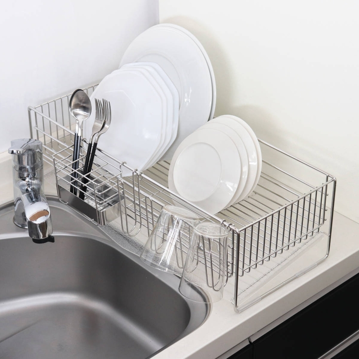 水切りラック アクリルトレーの水切り レギュラー | livingut | 詳細画像19 