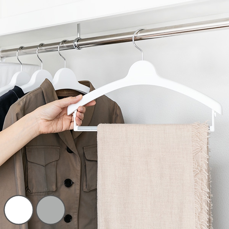 ハンガー モノクローゼット トップスハンガー | livingut | 詳細画像1 