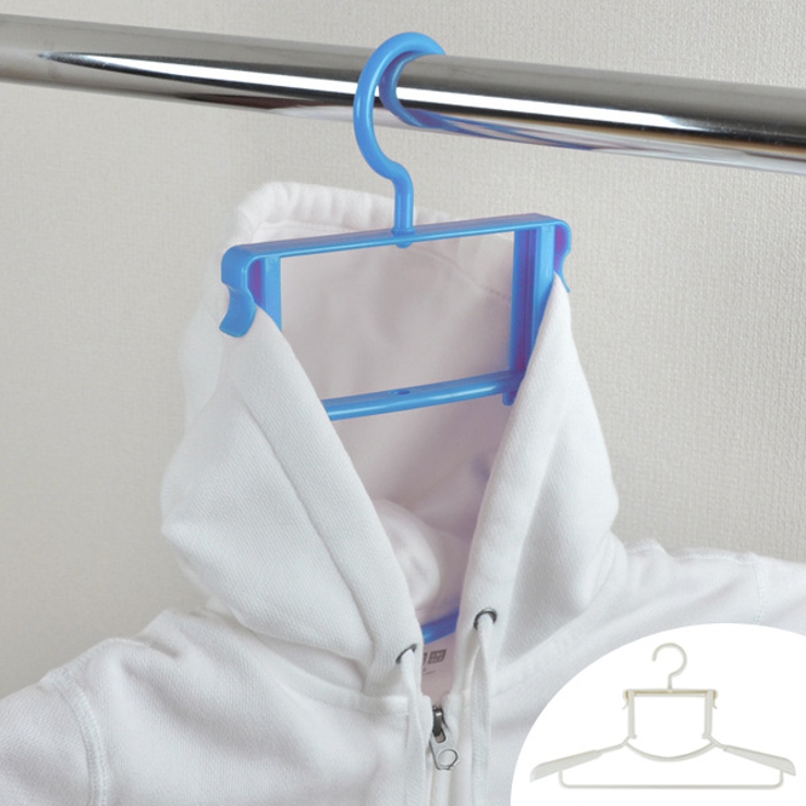 洗濯ハンガー ハイネックハンガー パーカーハンガー | livingut | 詳細画像1 