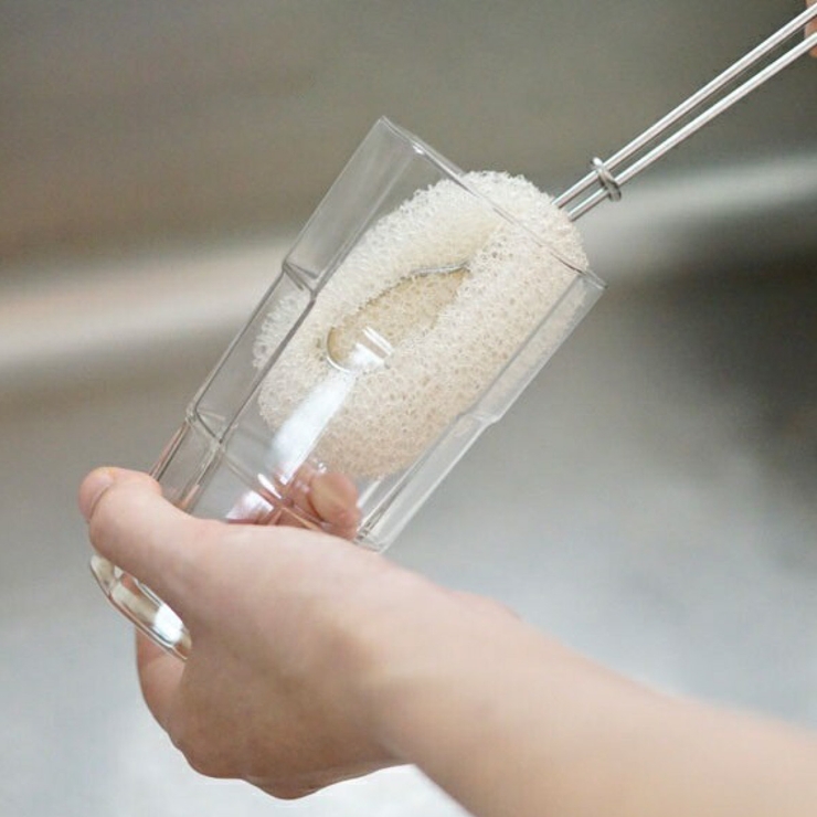 キッチンスポンジ スティック付スポンジ ボトル洗い | livingut | 詳細画像3 