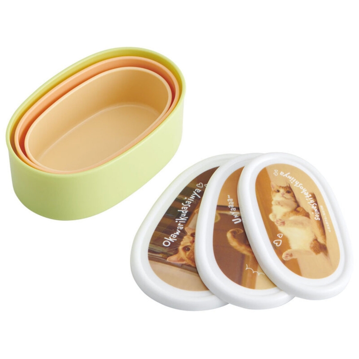 弁当箱 3個セット 抗菌入子式シール容器 | livingut | 詳細画像2 