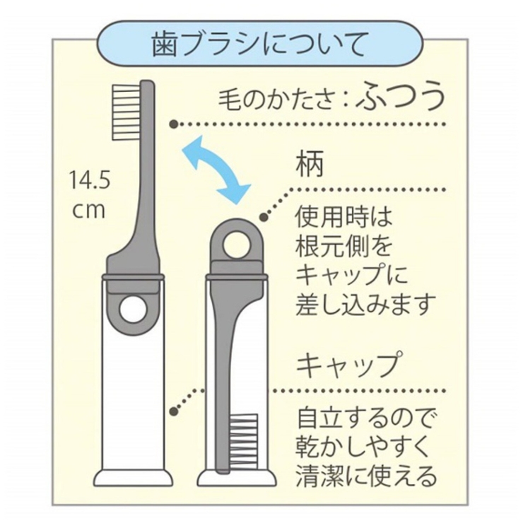 歯ブラシ デンタルキット 歯ブラシ付き | livingut | 詳細画像5 