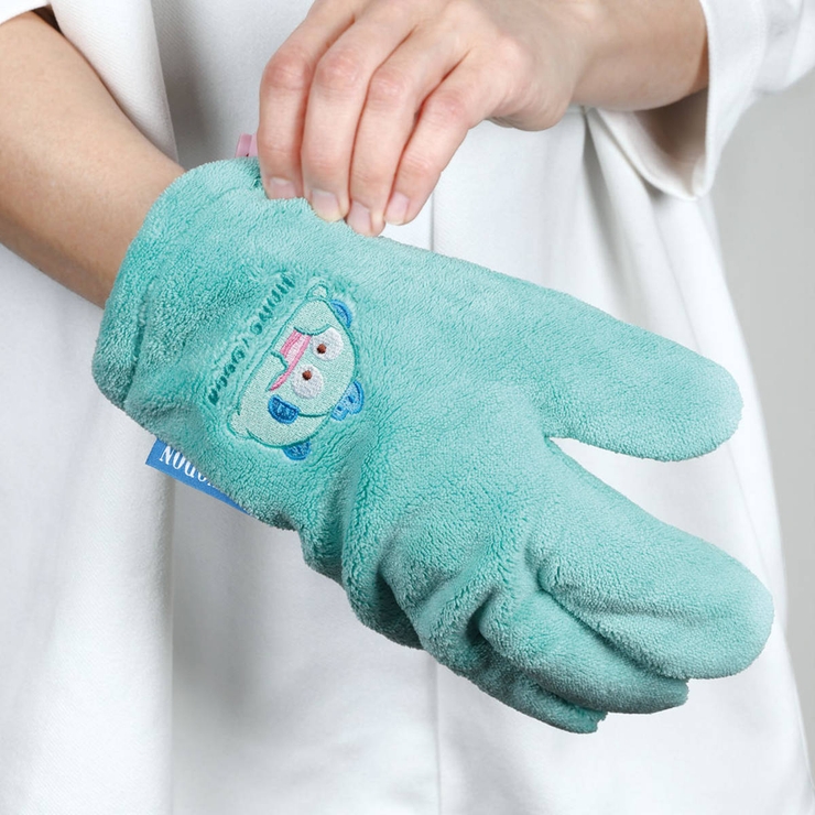 ヘアドライ手袋 はんぎょどんふにゅまる はんぎょどん | livingut | 詳細画像2 