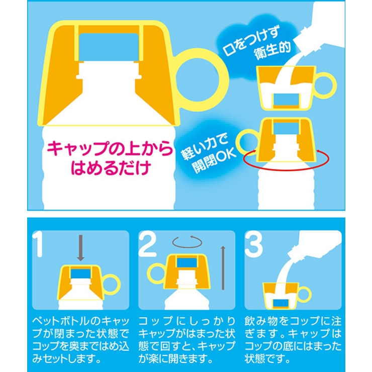 キャップ ペットボトルキャップ コップ | livingut | 詳細画像5 