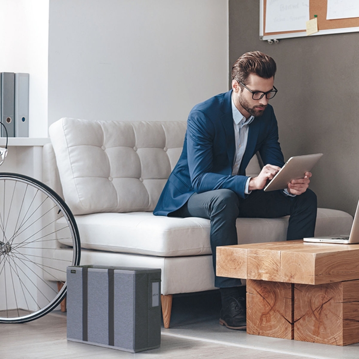 キャビネットバッグ １２ｃｍ幅 Ａ４ファイル対応 | livingut | 詳細画像12 