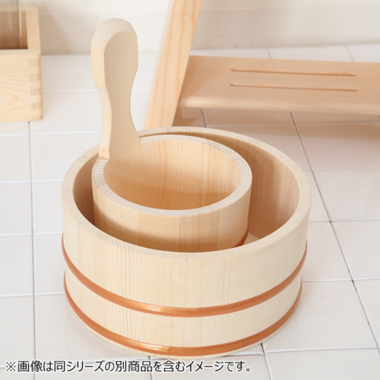 木製湯桶 余湯派 風呂湯桶 | livingut | 詳細画像10 