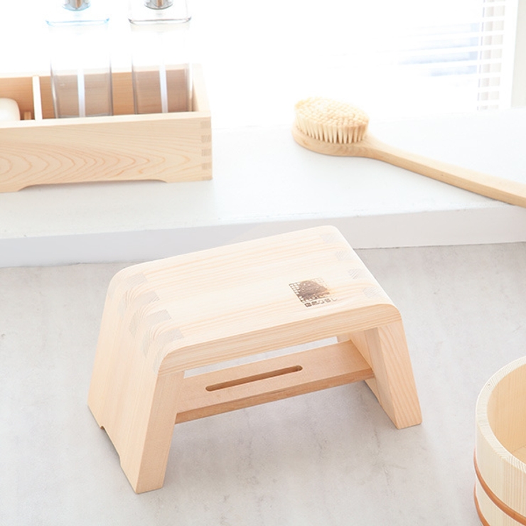 木製風呂椅子 小 余湯派 | livingut | 詳細画像1 
