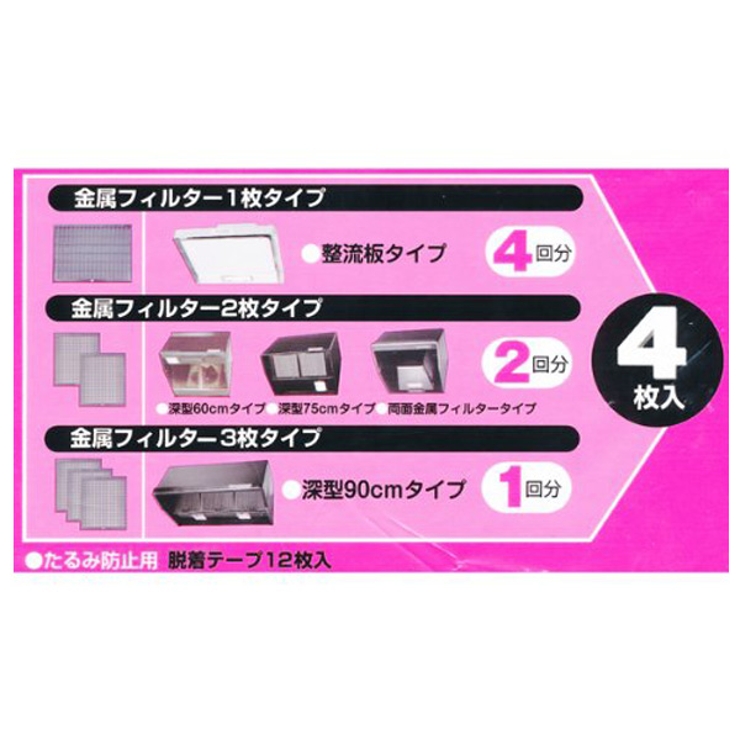 レンジフードフィルター かぶせるだけ キャップタイプ | livingut | 詳細画像4 