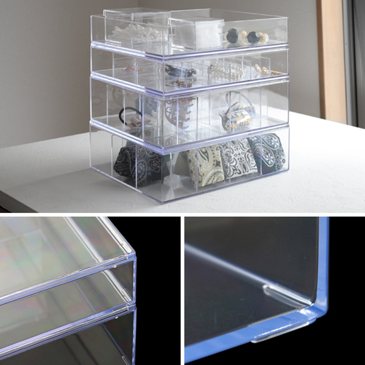 クリアケース ふた付き 9分割 | livingut | 詳細画像7 