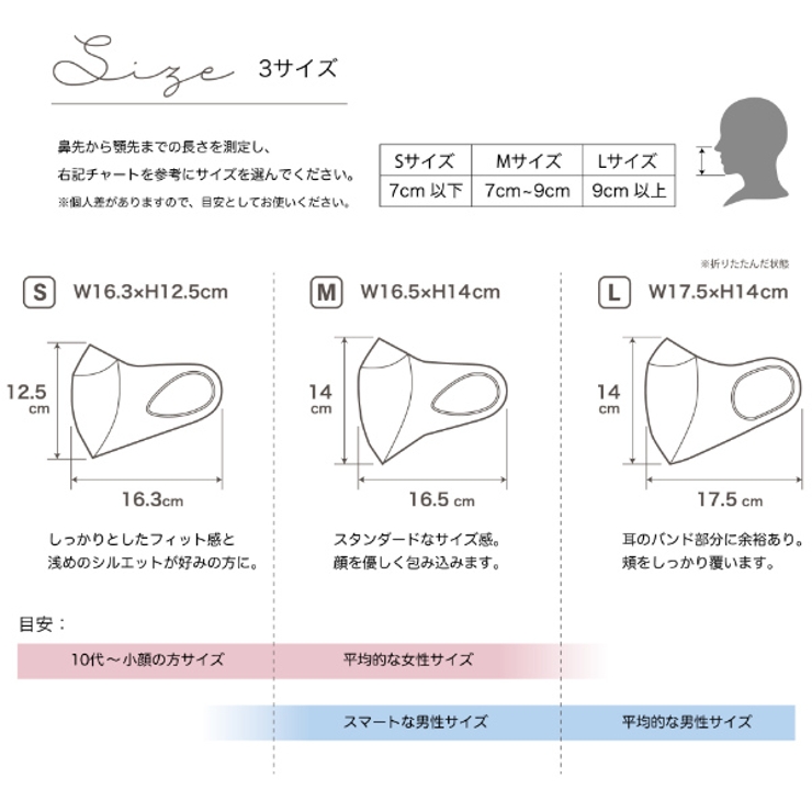 マスク Lサイズ 洗える | livingut | 詳細画像10 