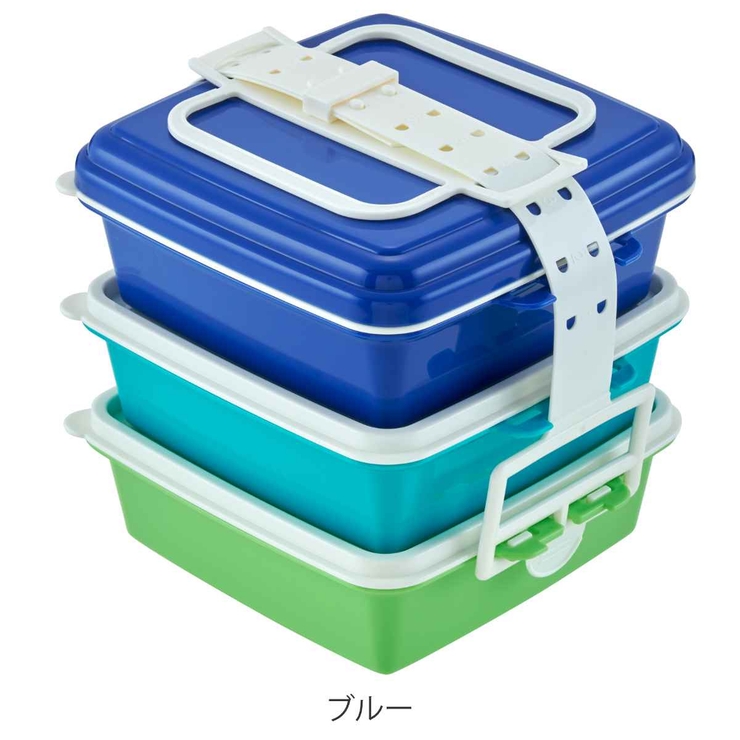 お弁当箱 ピクニックケース 3段×920ml | livingut | 詳細画像2 