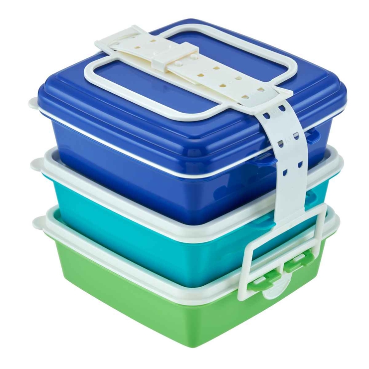 お弁当箱 ピクニックケース 3段×920ml | livingut | 詳細画像6 