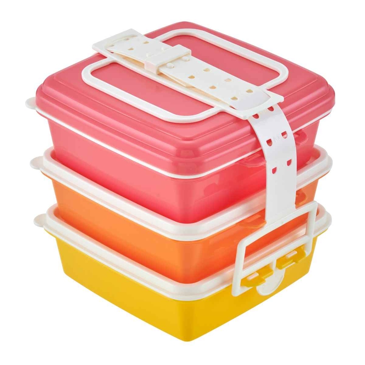 お弁当箱 ピクニックケース 3段×920ml | livingut | 詳細画像7 