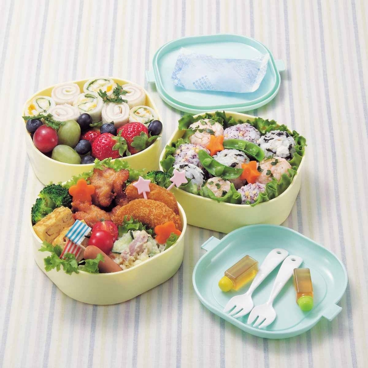 お弁当箱 ピクニックケース 3段×500ml | livingut | 詳細画像5 