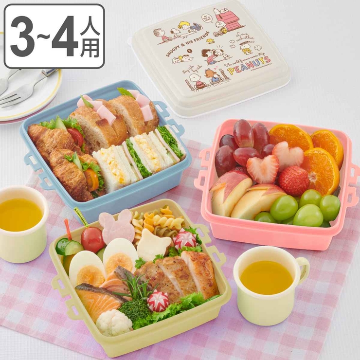 お弁当箱 ピクニックケース 角型 | livingut | 詳細画像1 