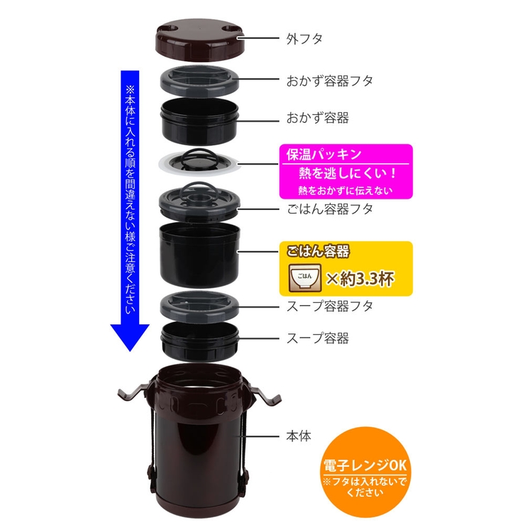 ランチジャー 保温 弁当箱 | livingut | 詳細画像5 