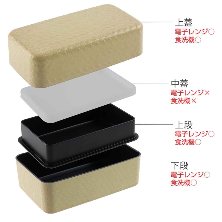 弁当箱 2段 500ml | livingut | 詳細画像4 