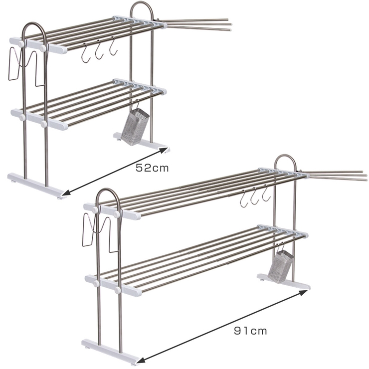 水切りラック 2段 伸縮式 | livingut | 詳細画像4 