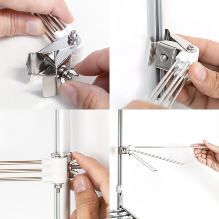 水切り棚用 ふきん掛け ステンレス製[品番：KRFH0001495]｜livingut