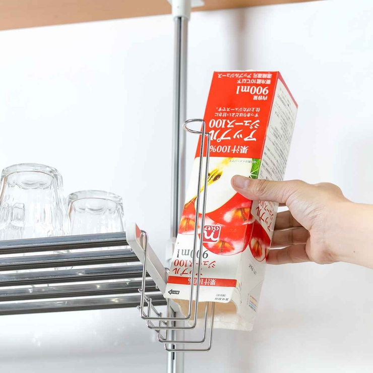 水切り棚用 ボトルホルダー マグボトルフック | livingut | 詳細画像6 