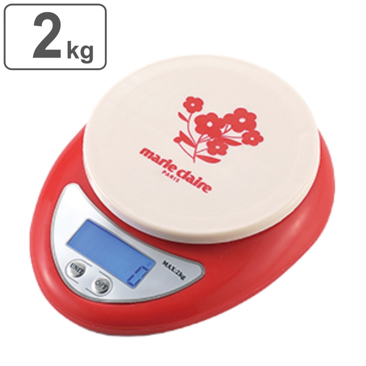 計量器 デジタルキッチンスケール 2kg | livingut | 詳細画像1 