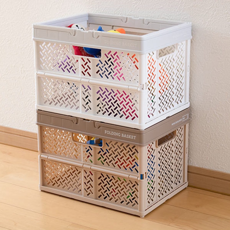 収納ボックス 幅31×奥行23×高さ21cm 折りたたみ | livingut | 詳細画像6 