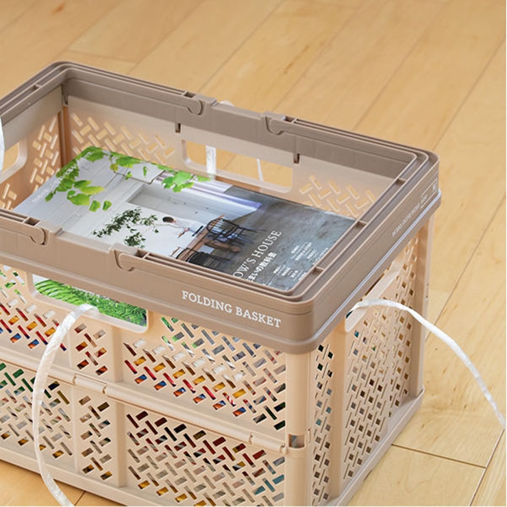 収納ボックス 幅39×奥行27×高さ26cm 折りたたみ | livingut | 詳細画像11 