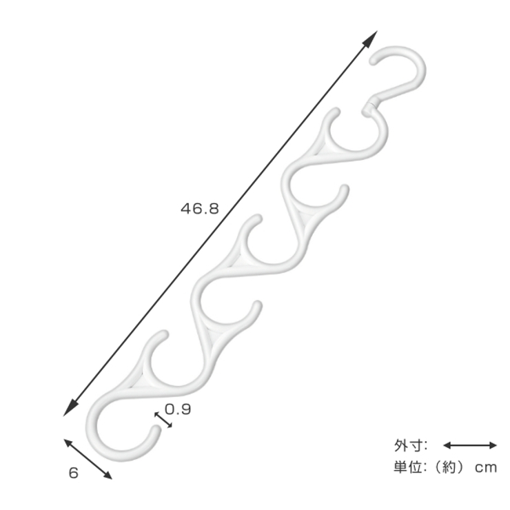 ハンガー スマートハンガー回転式 小物ハンガー | livingut | 詳細画像3 