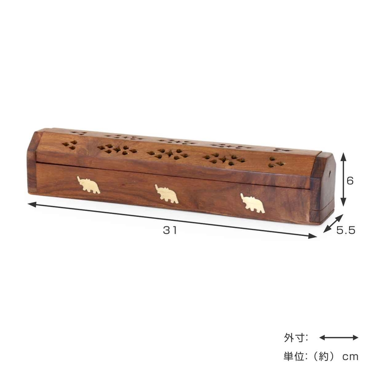 香立 シーシャムBOX香立て 木製 | livingut | 詳細画像3 