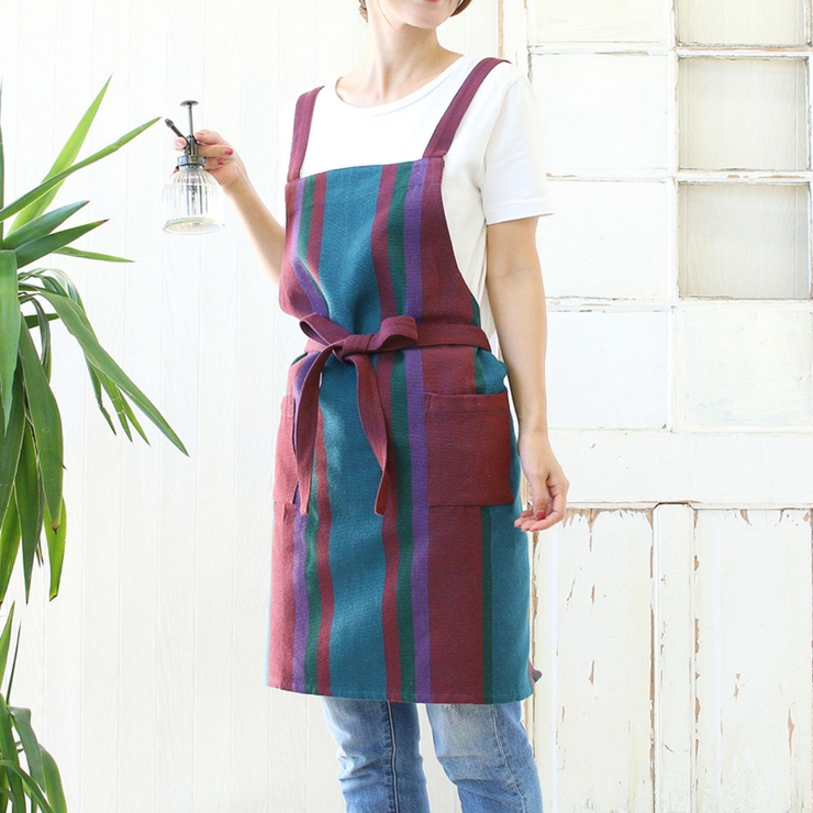 エプロン 綿 ラヤ | livingut | 詳細画像5 