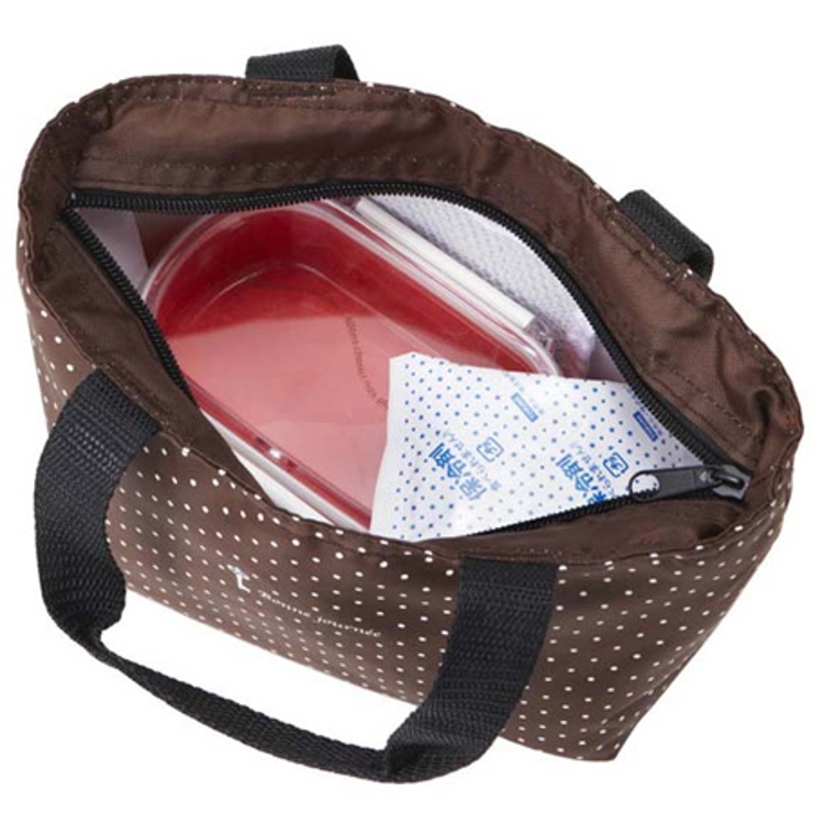 保冷弁当袋 ドット＆キー 保冷バッグ | livingut | 詳細画像2 