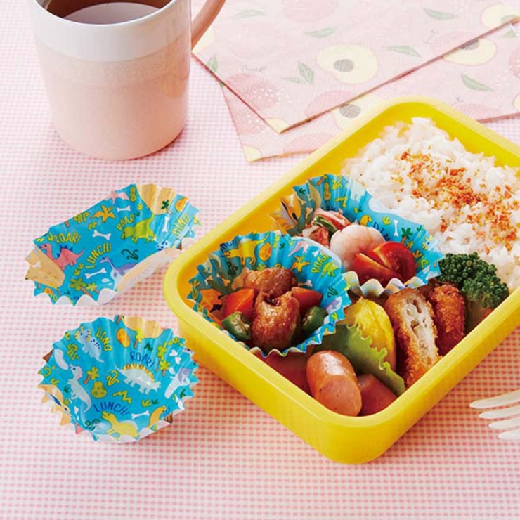 おかずカップ 抗菌お弁当カップ 恐竜マップ | livingut | 詳細画像2 