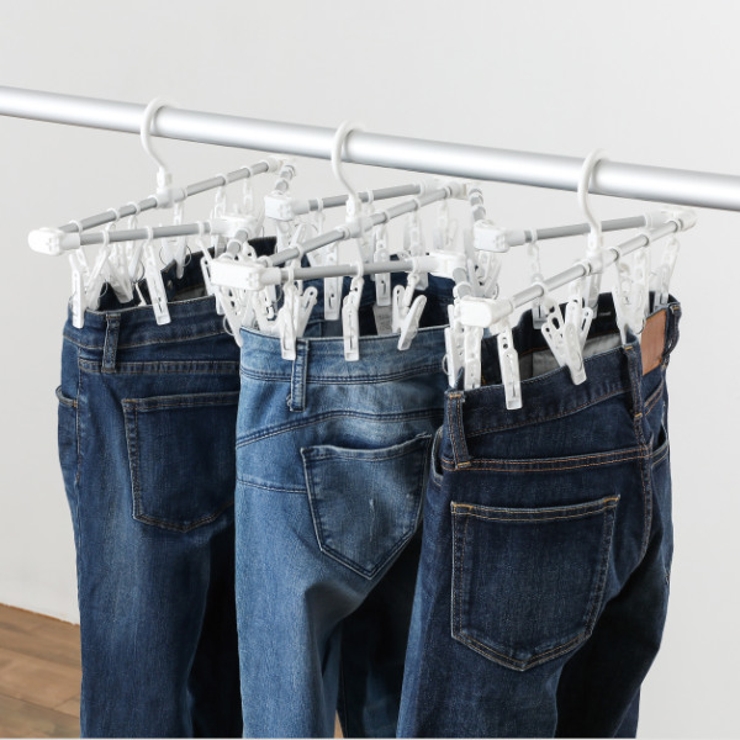 洗濯ハンガー 42ピンチ 伸縮アルミ角ハンガー | livingut | 詳細画像7 