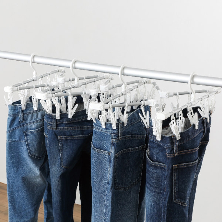 洗濯ハンガー 60ピンチ 伸縮アルミ角ハンガーワイド | livingut | 詳細画像7 